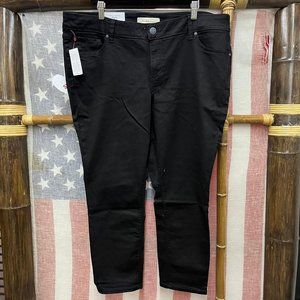 NWT Slink Jeans denim ankle jegging black stretch pants plus size